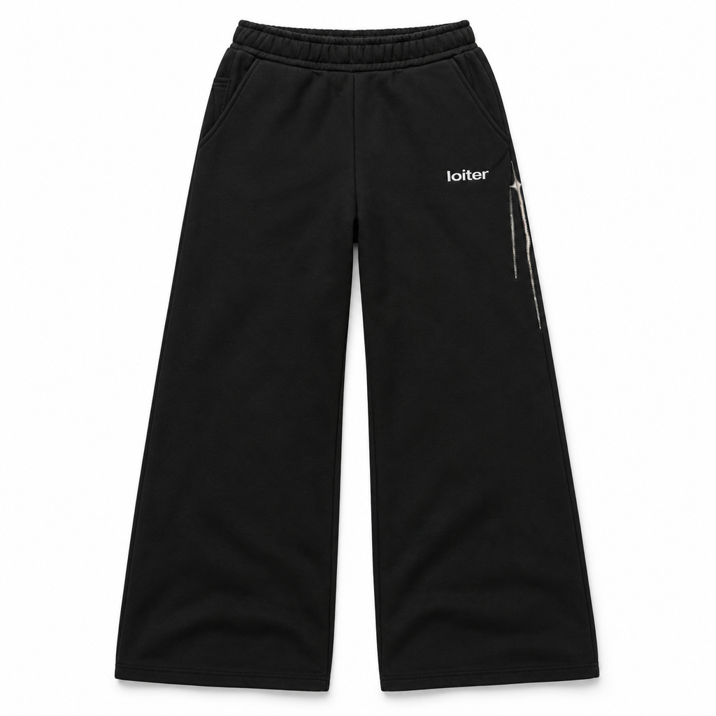 PREMIUM HYBRID SWEAT PANTS BLACK/CAMO