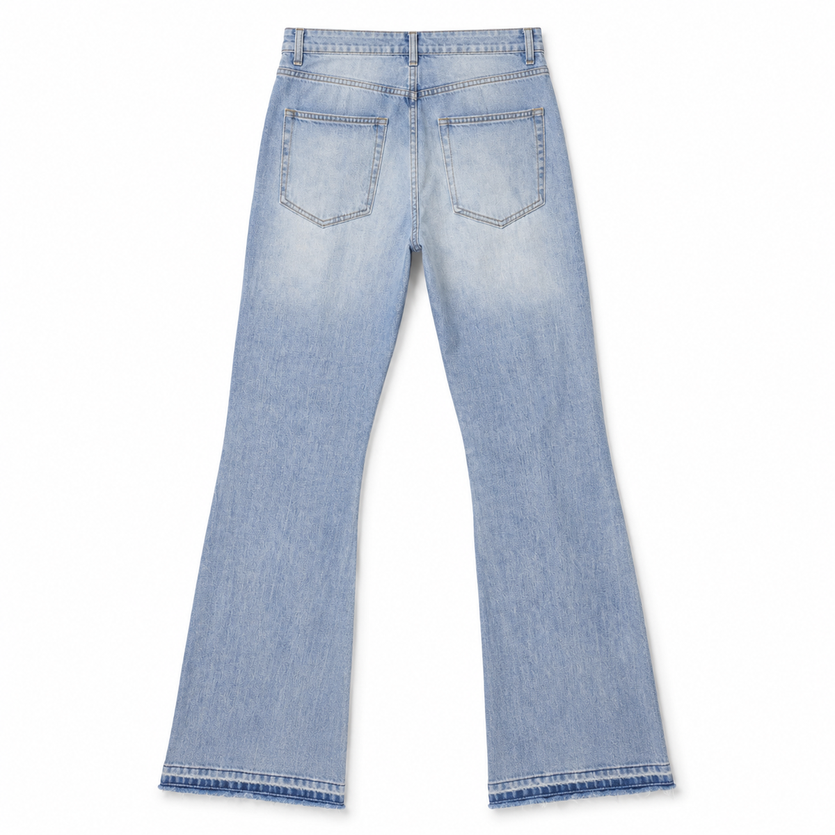 B484 FLARE DENIM LIGHT BLUE
