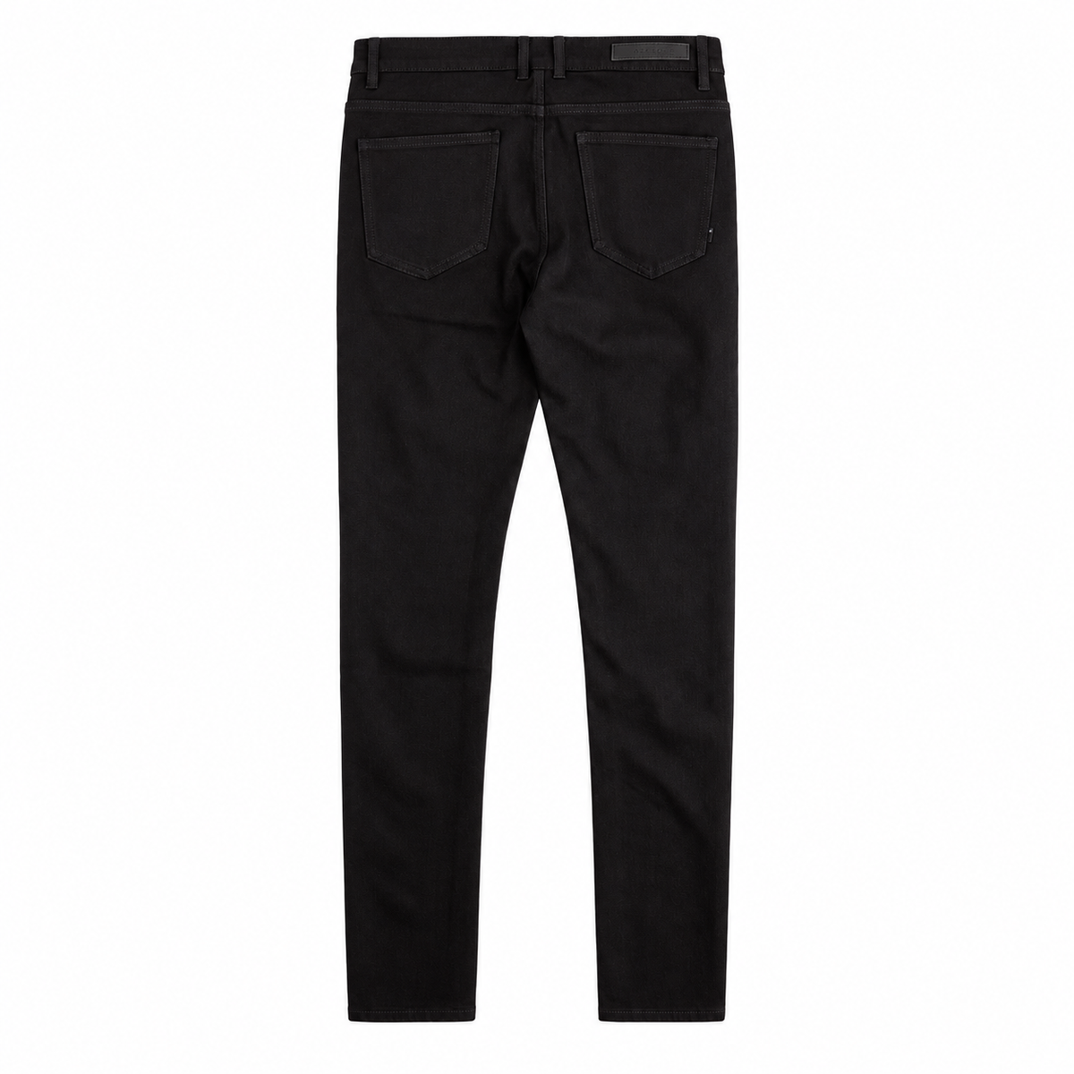 DAVID SKINNY JEANS - JET BLACK - back flat lay