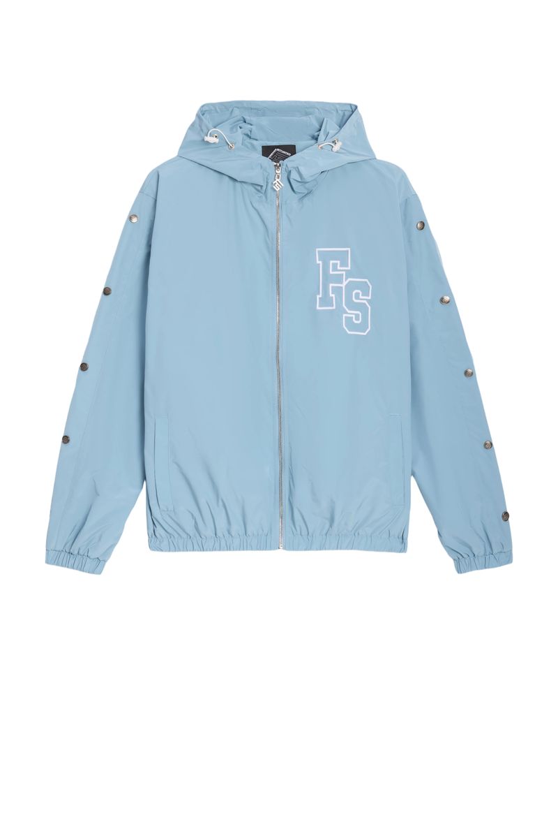 NYLON TRACK JACKET BABY BLUE