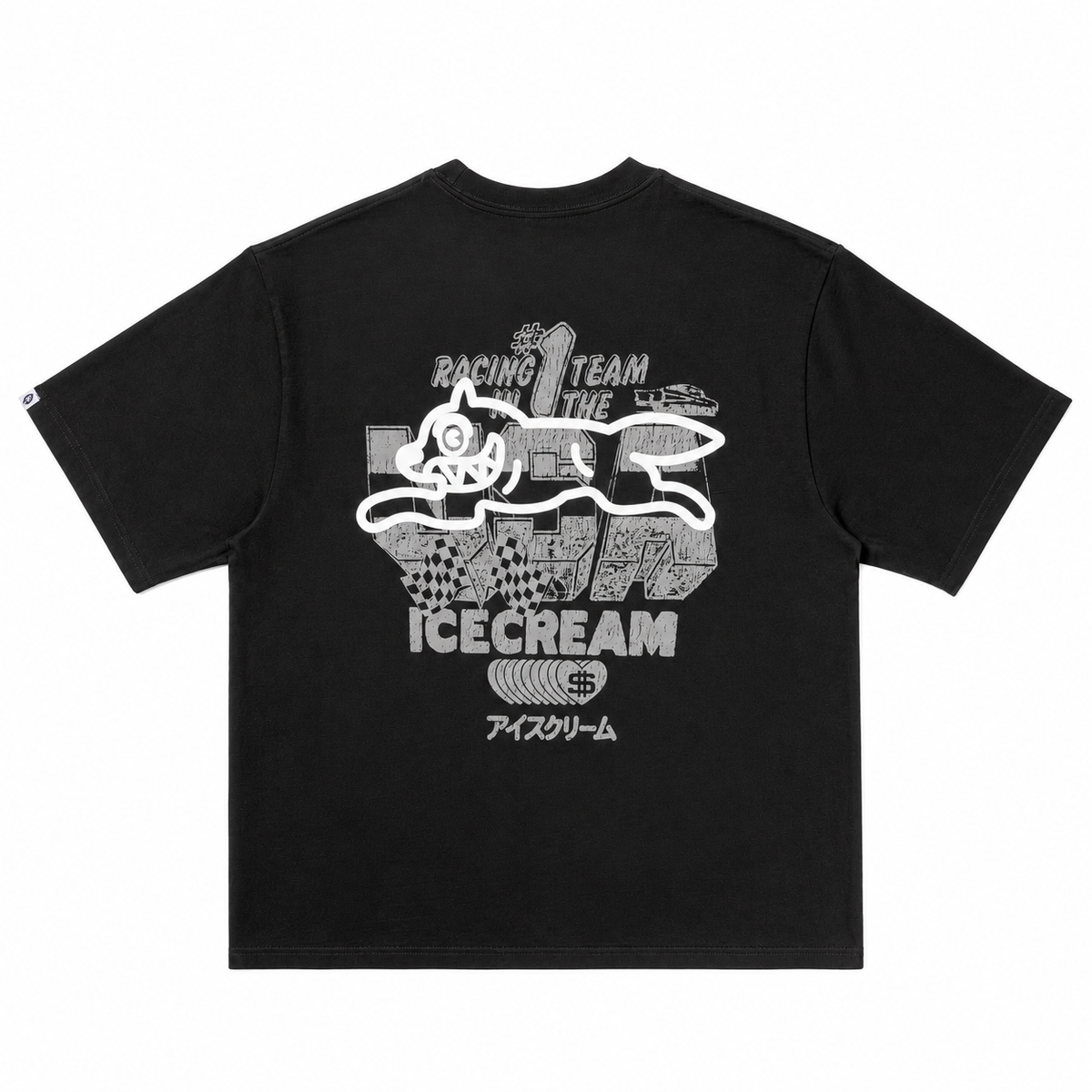 MOTORHEAD SS KNIT BLACK - back flat lay on white