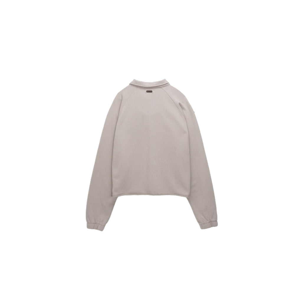 HONOR THE GIFT | VINTAGE TERRY QUARTER ZIP - VINTAGE STONE