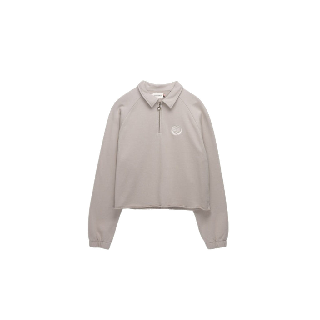 HONOR THE GIFT | VINTAGE TERRY QUARTER ZIP - VINTAGE STONE