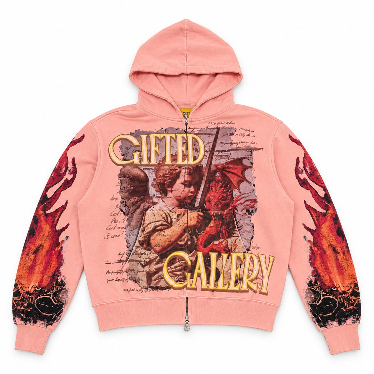 GFTD LA Demon Slayer Pink Hoodie - front view