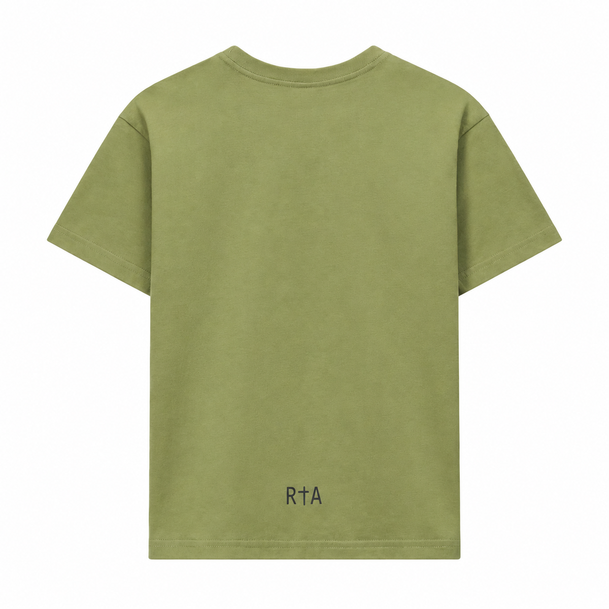 icon rta kids lawson money tee green back