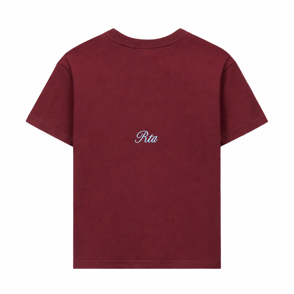 icon rta kids lawson ultra badge tee burgundy back