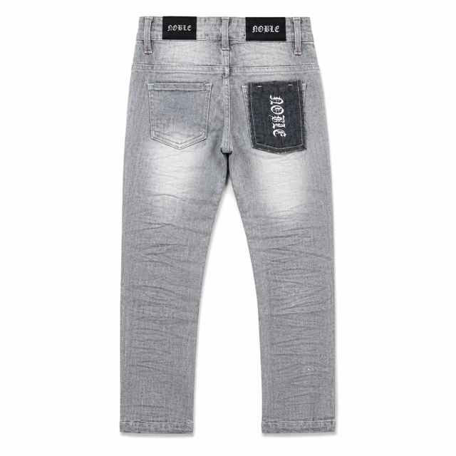 NOBLE | KIDS ESSENTIAL JEANS - LIGHT GREY