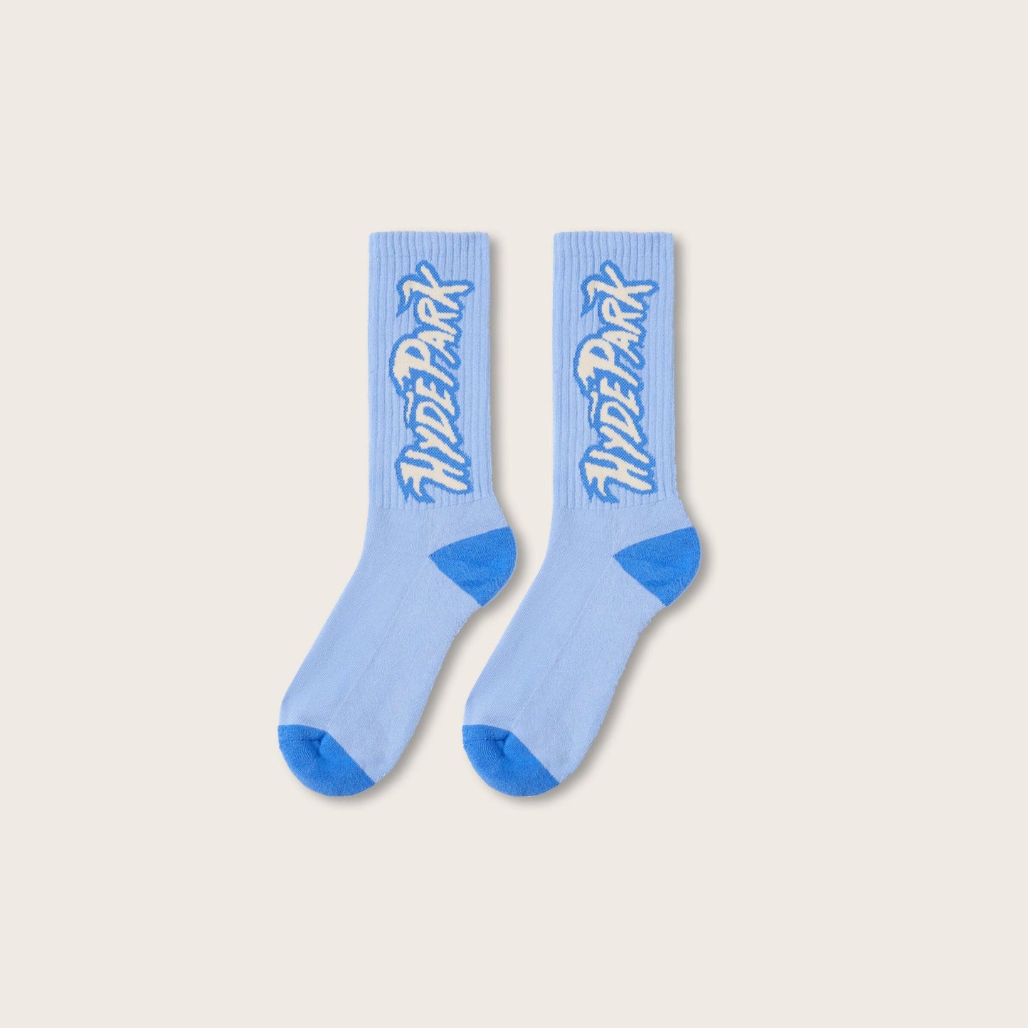 Hydepark| Logo Intarsia Sock - Cool Whip