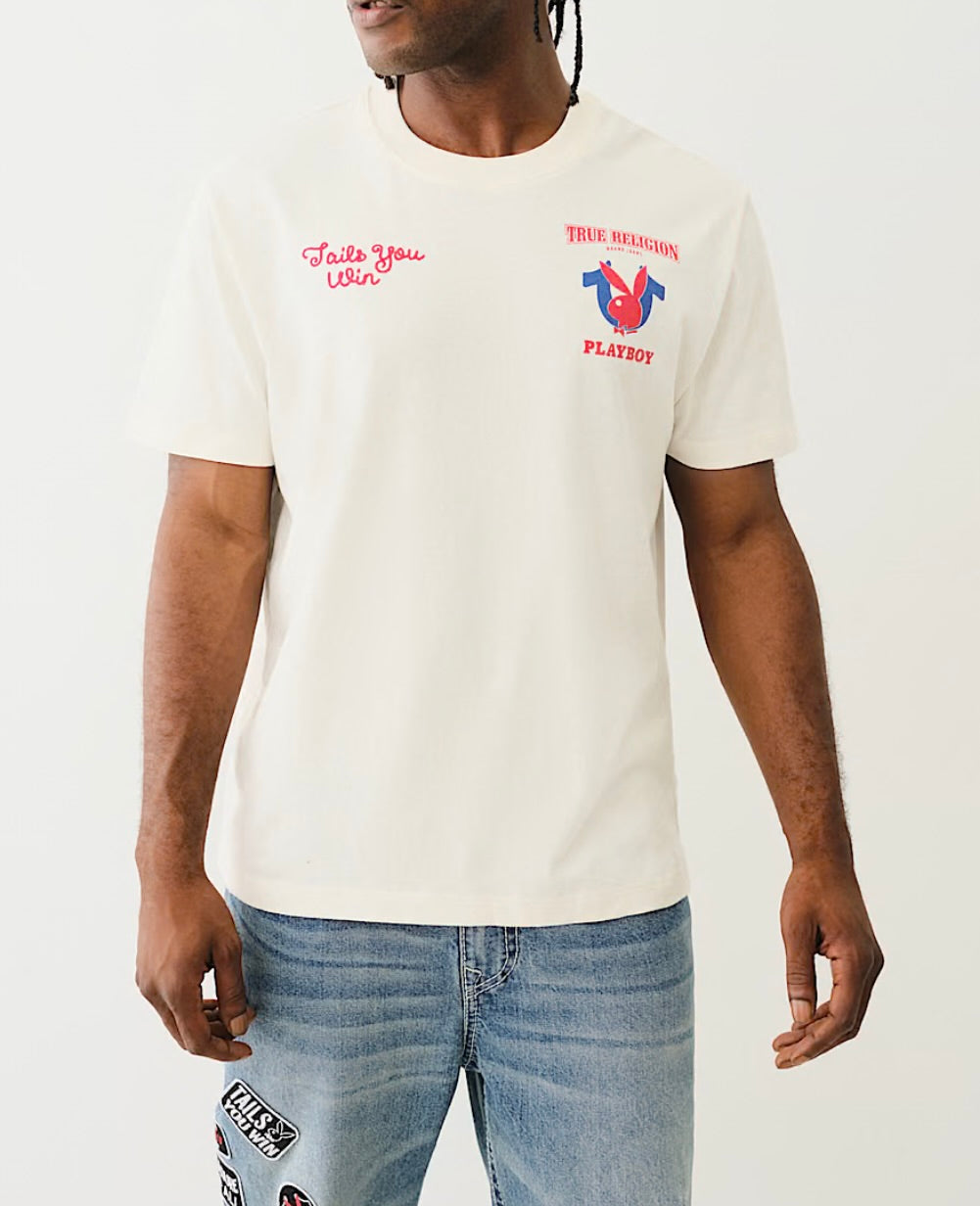 TRUE RELIGION| Men's Play Boy X True Religion Tyw Tee