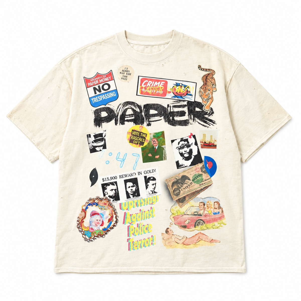 PAPER MONEY | DISORDER TEE - OFF WHITE