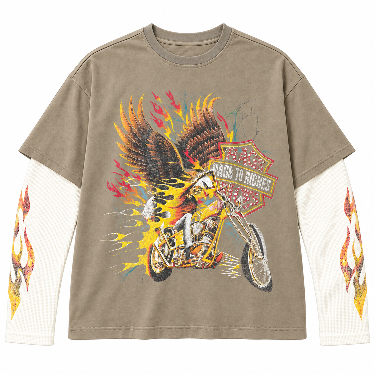PAPER MONEY | EAGLE RIDE LAYERED THERMAL - TAUPE