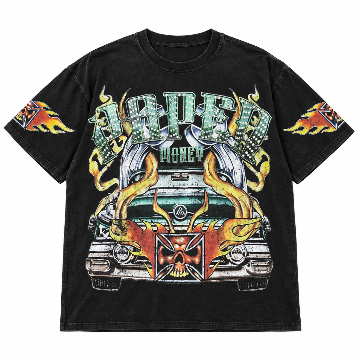 PAPER MONEY | HELLRIDE 2 TEE - BLACK
