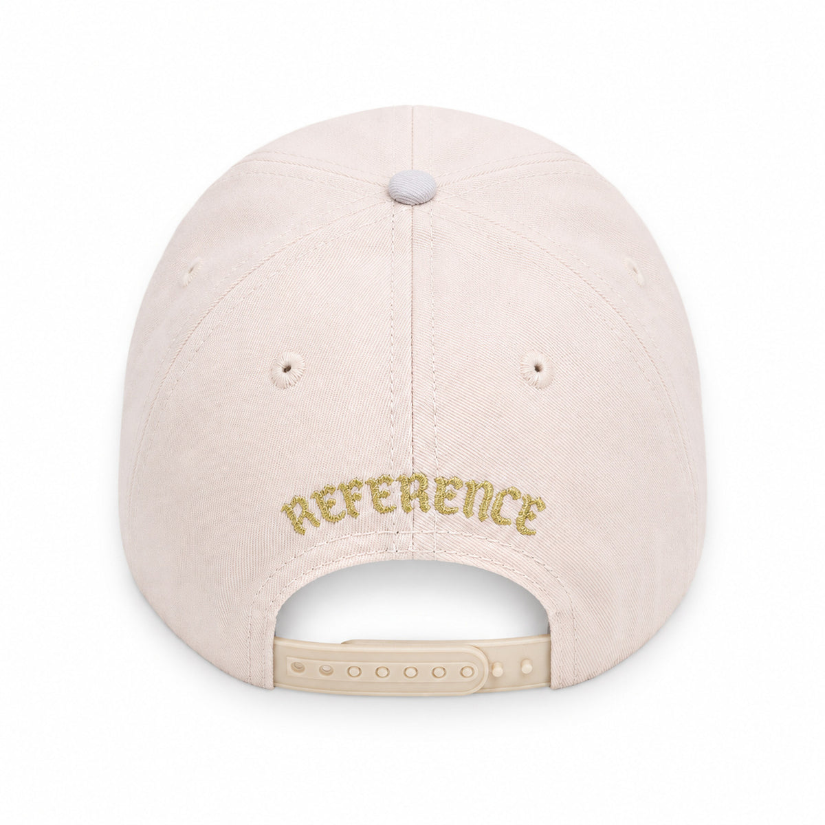 Paradise LA Snapback Hat - Cream/Silver back view