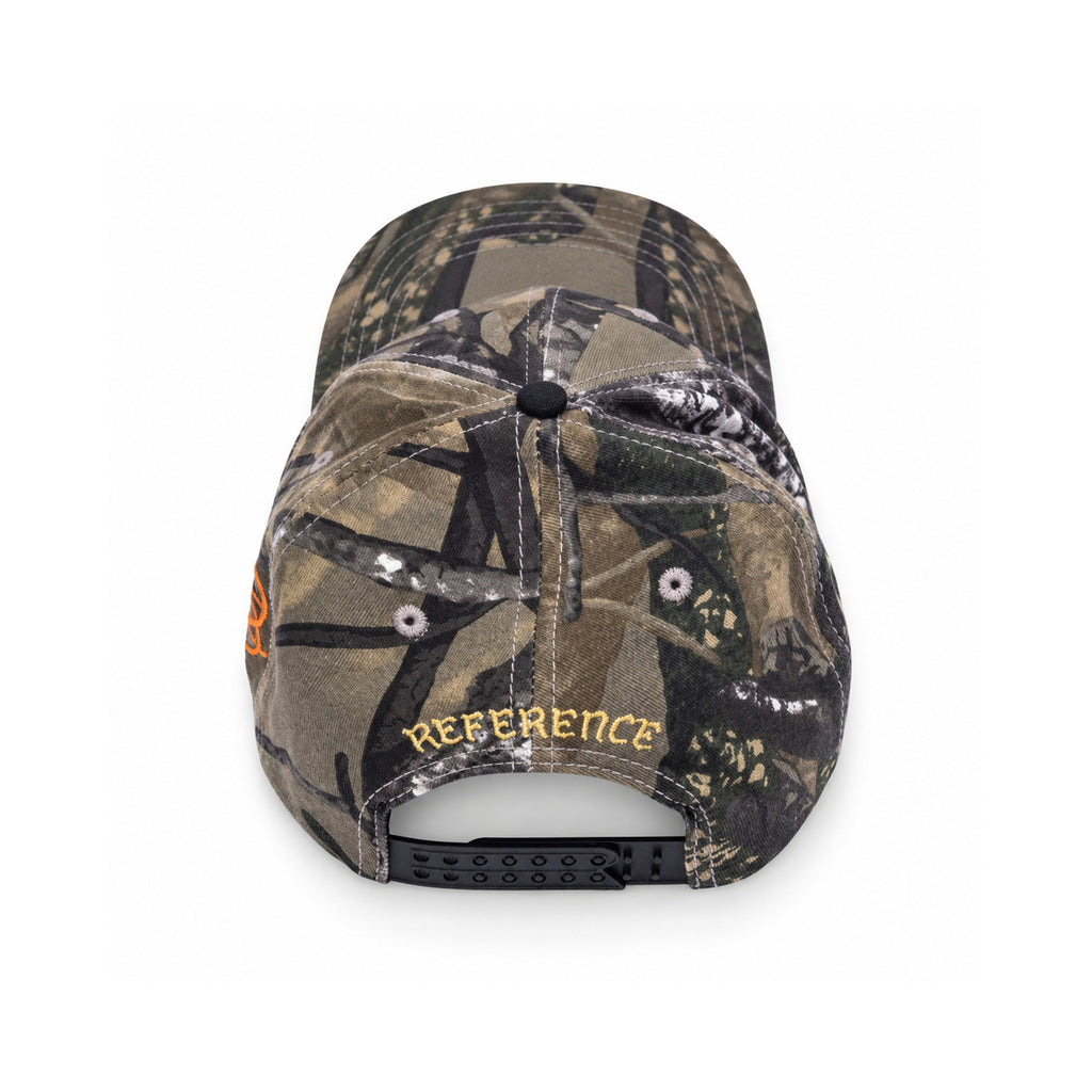 Paradise LA Snapback Hat - Camo/Brown back view