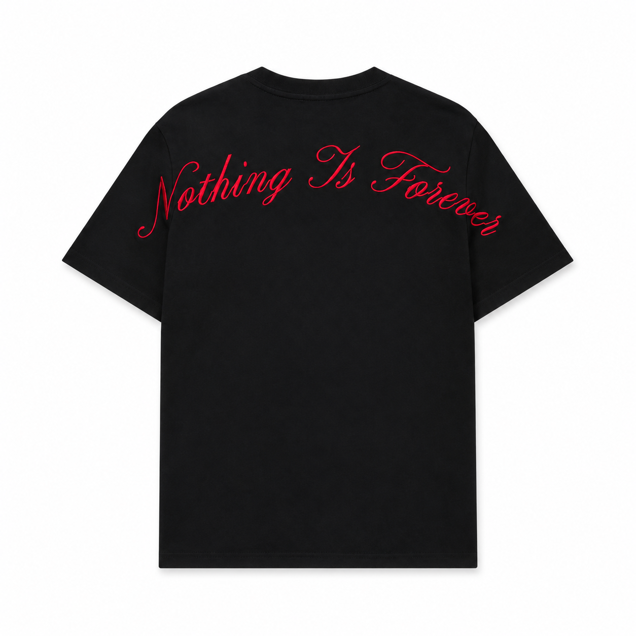 LIAM SHORT SLEEVE TEE BLACK NIF SCRIPT