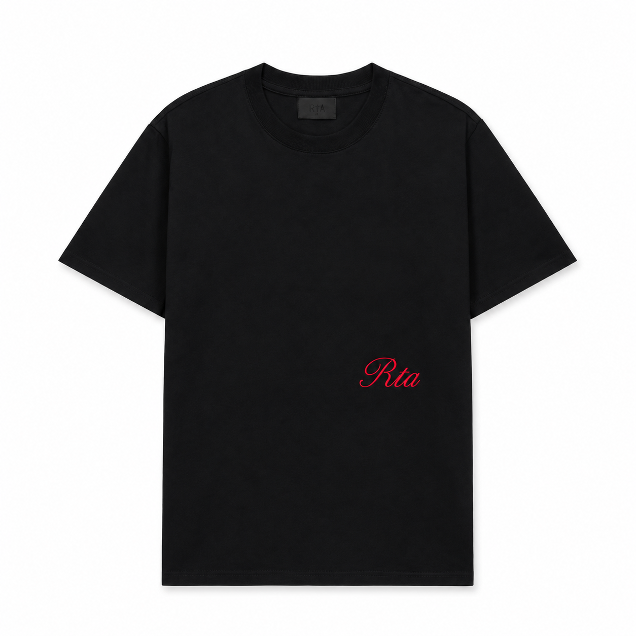 LIAM SHORT SLEEVE TEE BLACK NIF SCRIPT