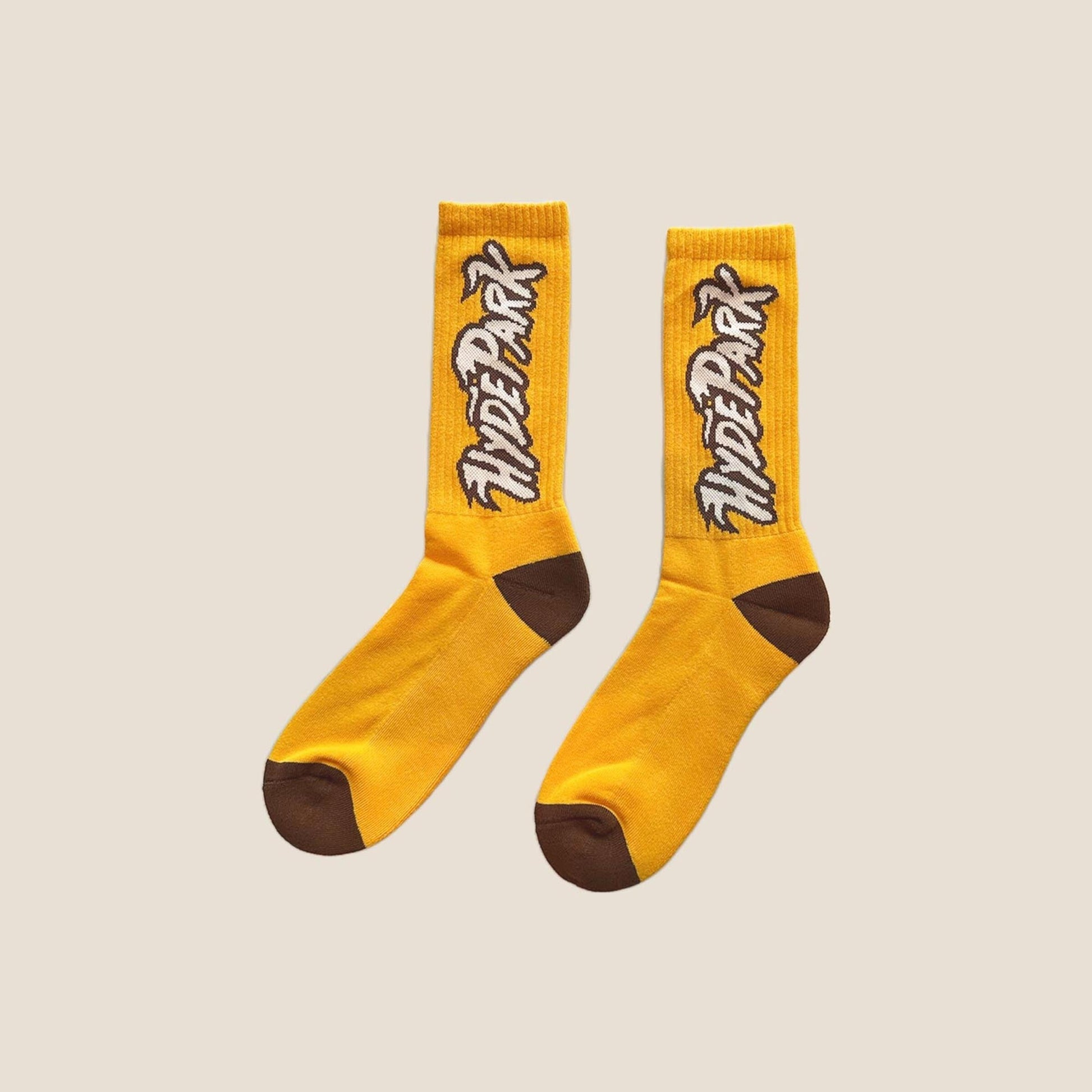 Hydepark| Logo Intarsia Sock - Graham Cracker