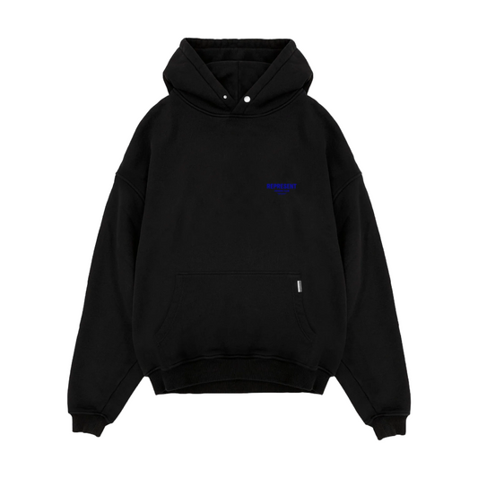 REPRESENT| Owners Club Hoodie - Black/Cobalt