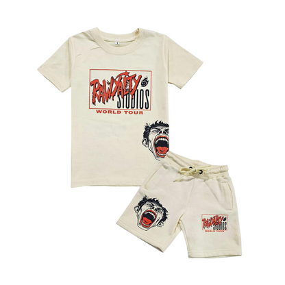 RAWYALTY| Kid's Studio World Tour Tee & Shorts Set