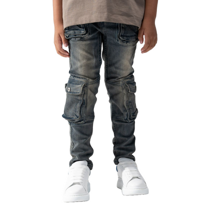 SERENEDE| Kid’s “Meteorite” Cargo Jeans