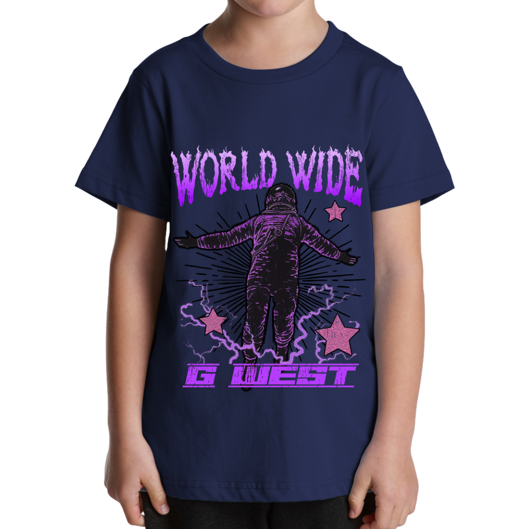 G WEST| Kid's Olympic World Wide Star Tee