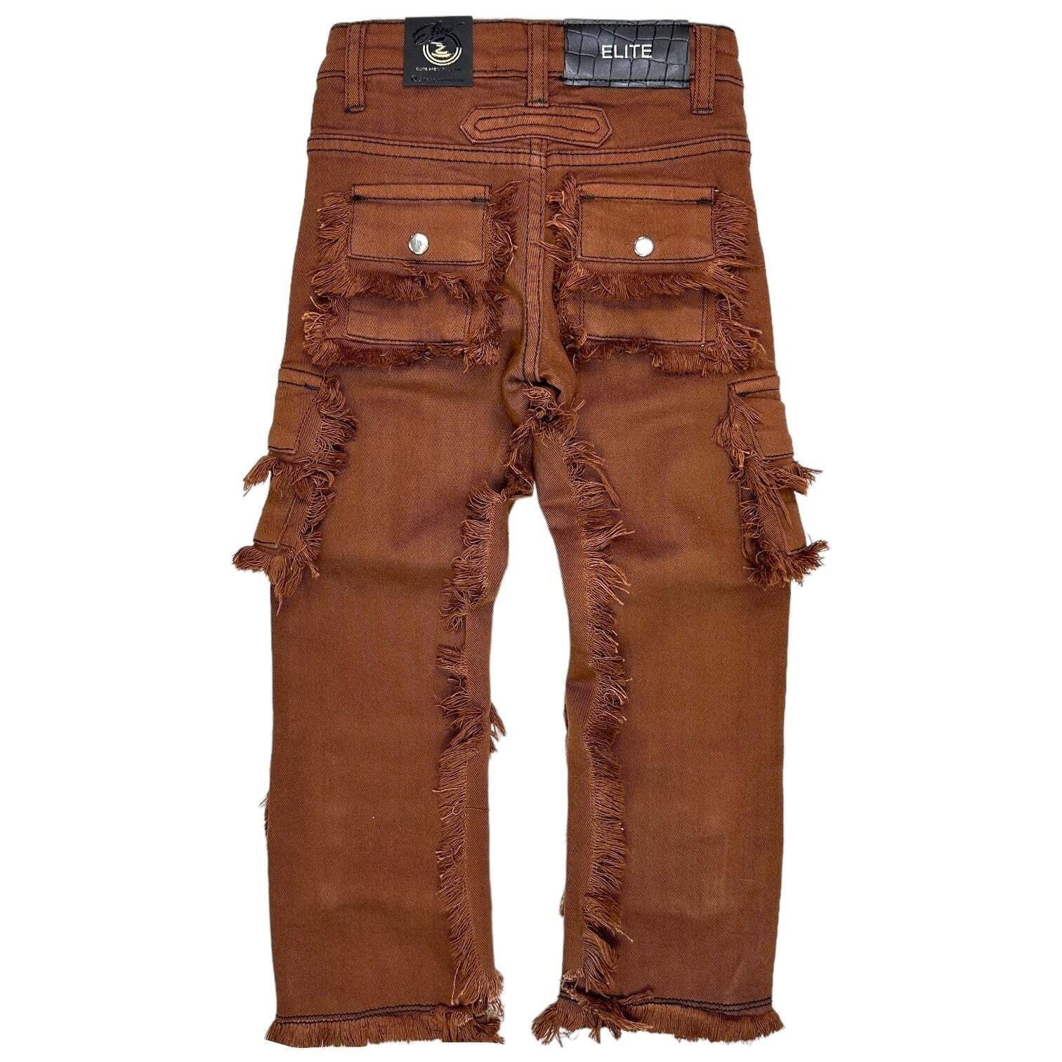 Elite Premium| Kid's Mocha Straight Jean 706