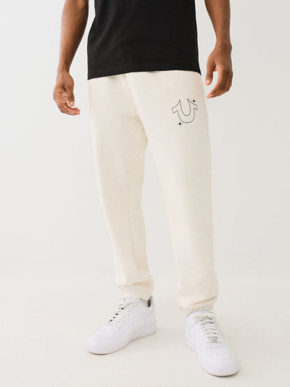 TRUE RELIGION| Men's Buddha & Horseshoe Star Jogger Set