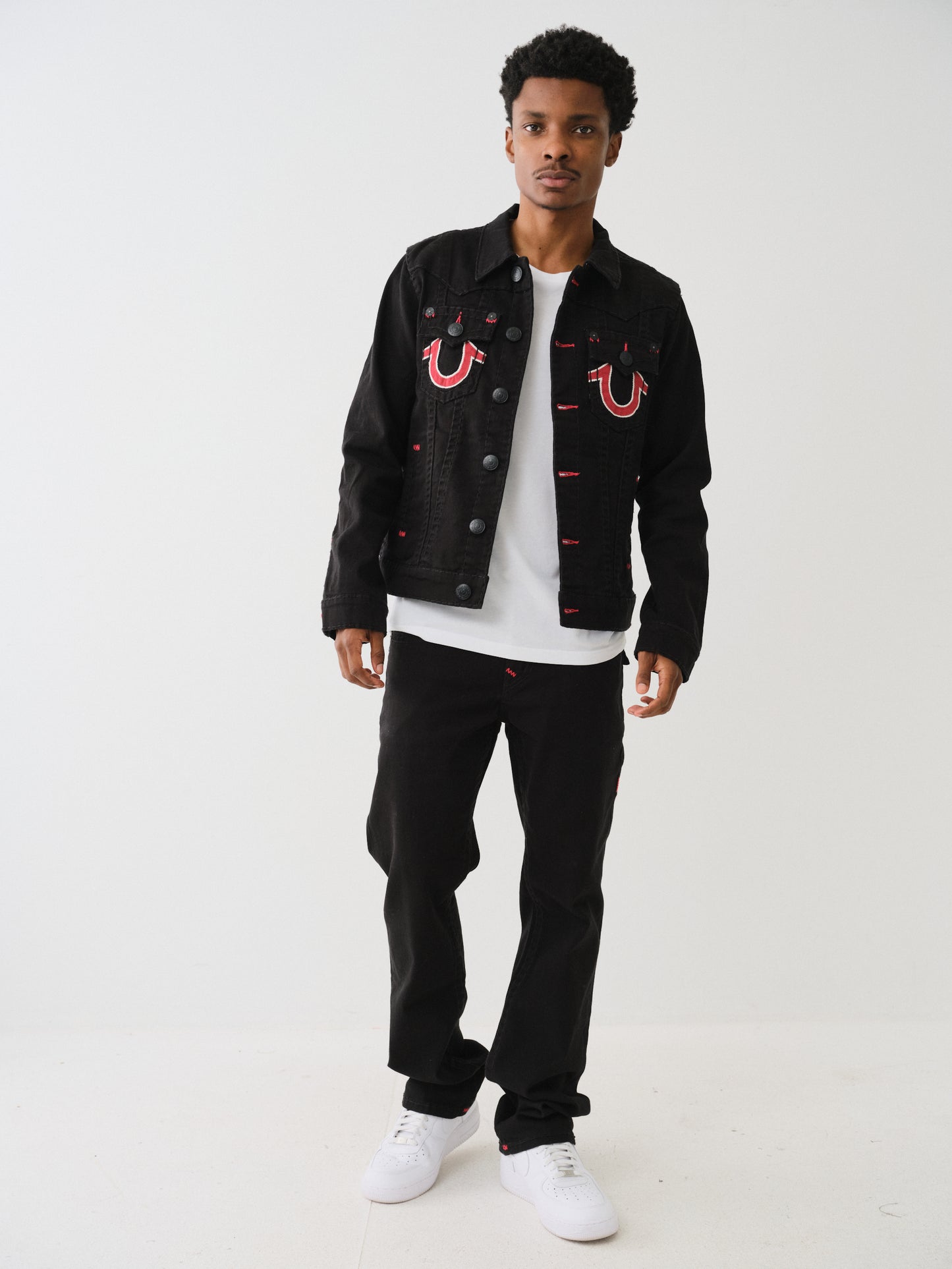 TRUE RELIGION| Ricky Big T Flap Straight Jeans