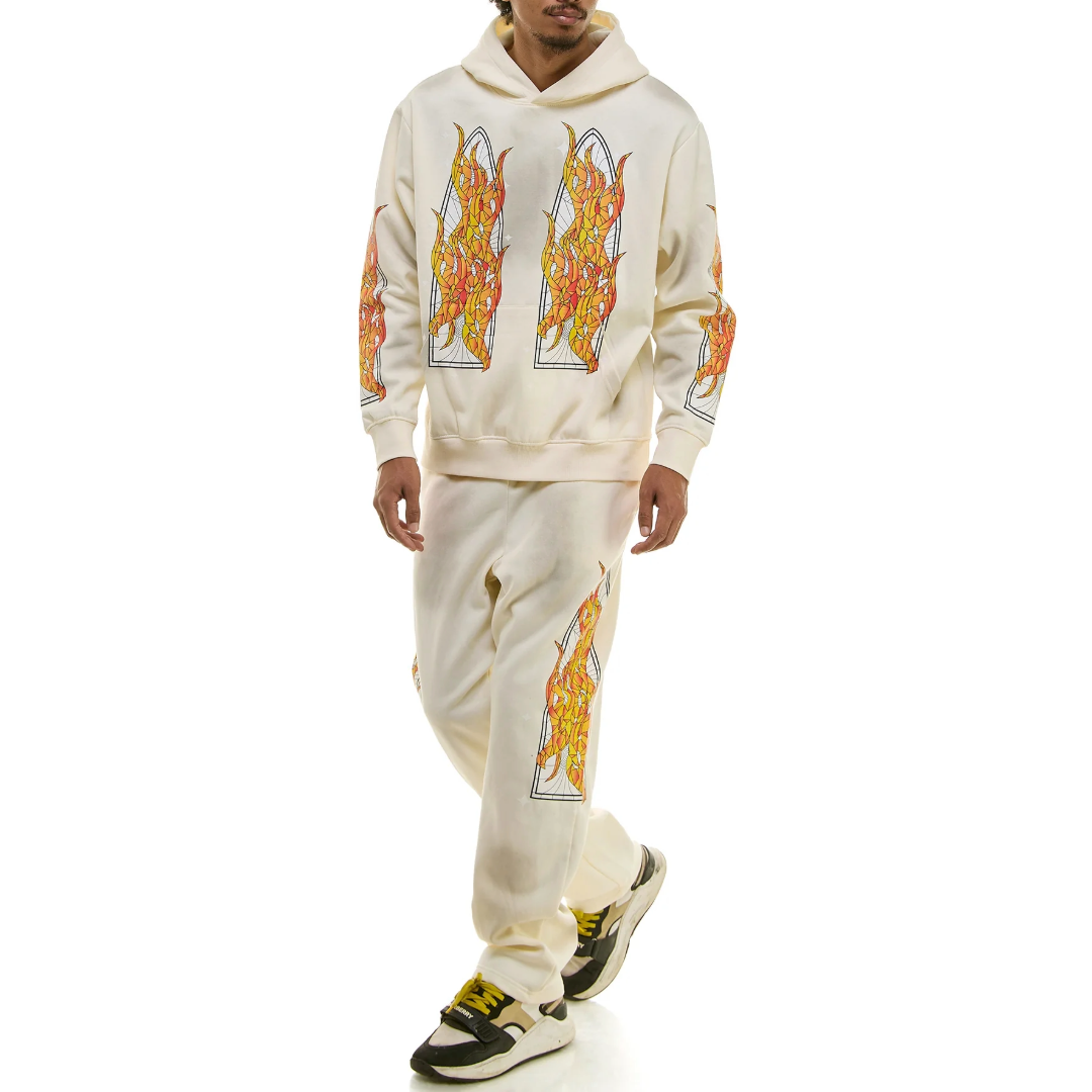 KDNK| Flame Glass Sweatsuit