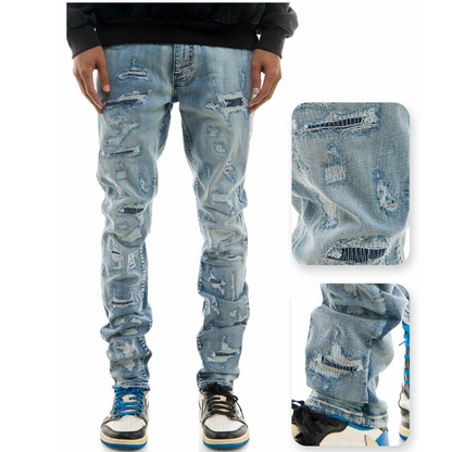 KNDK| Rip & Repair Skinny Jeans