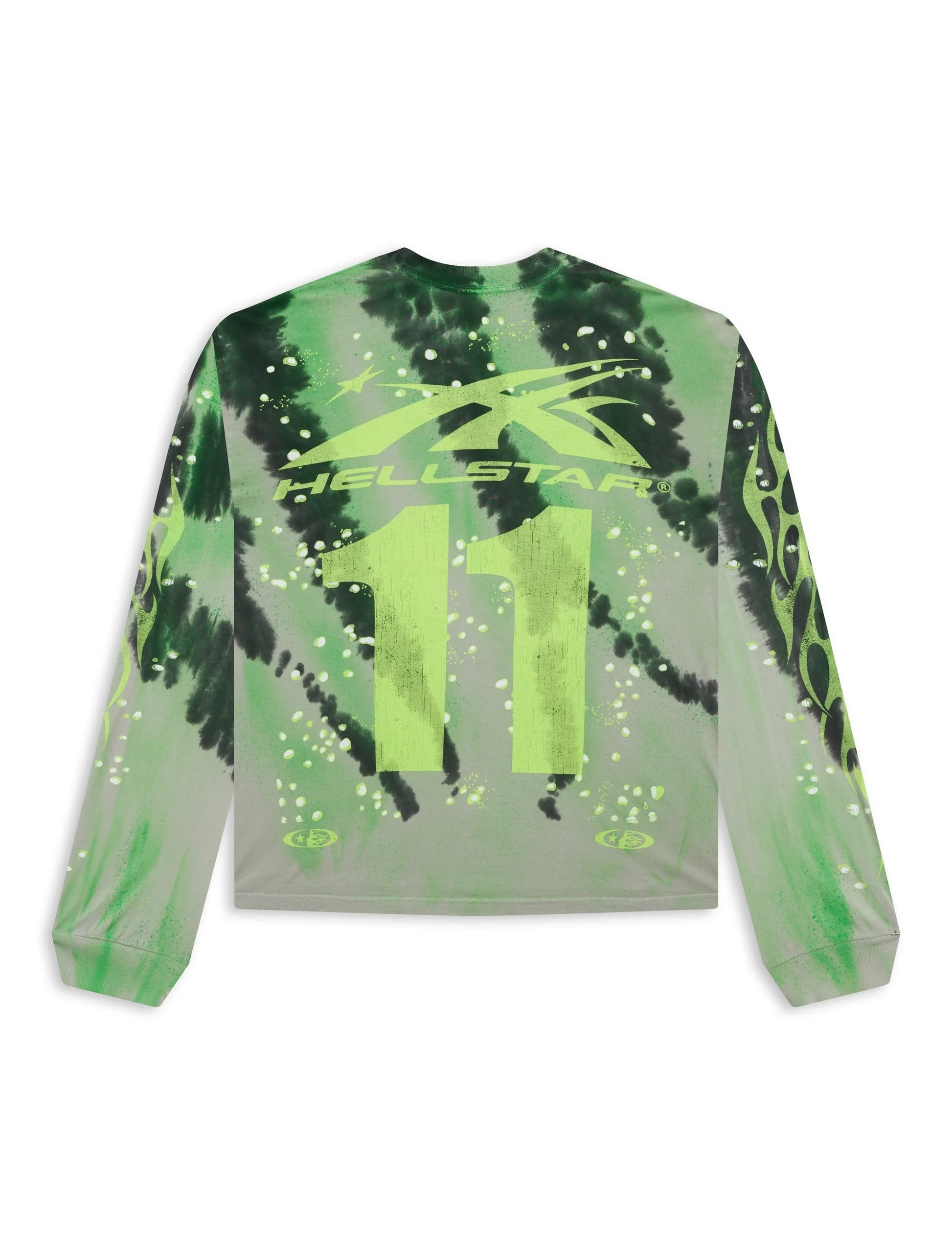 HELLSTAR| Tye-Dye Flame Longsleeve