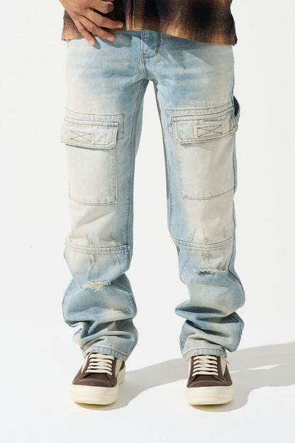 SERENEDE| Men's "fig" Baggy Jeans