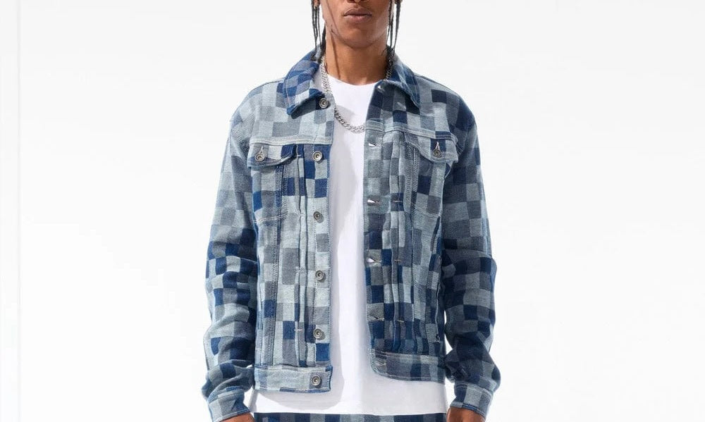 Jordan Craig| Illusion Denim Trucker Jacket