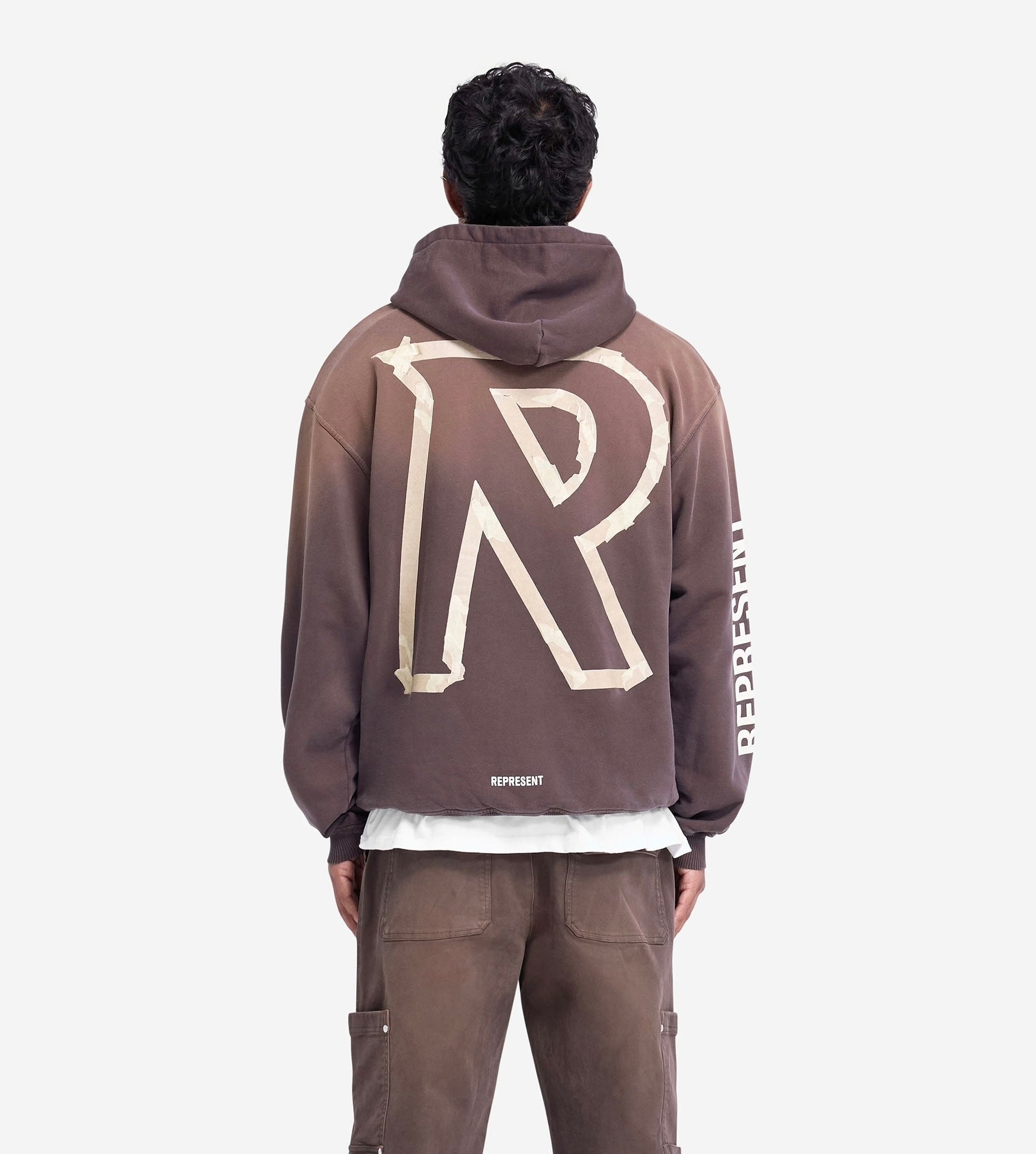 REPRESENT| Masking Tape Initial Hoodie