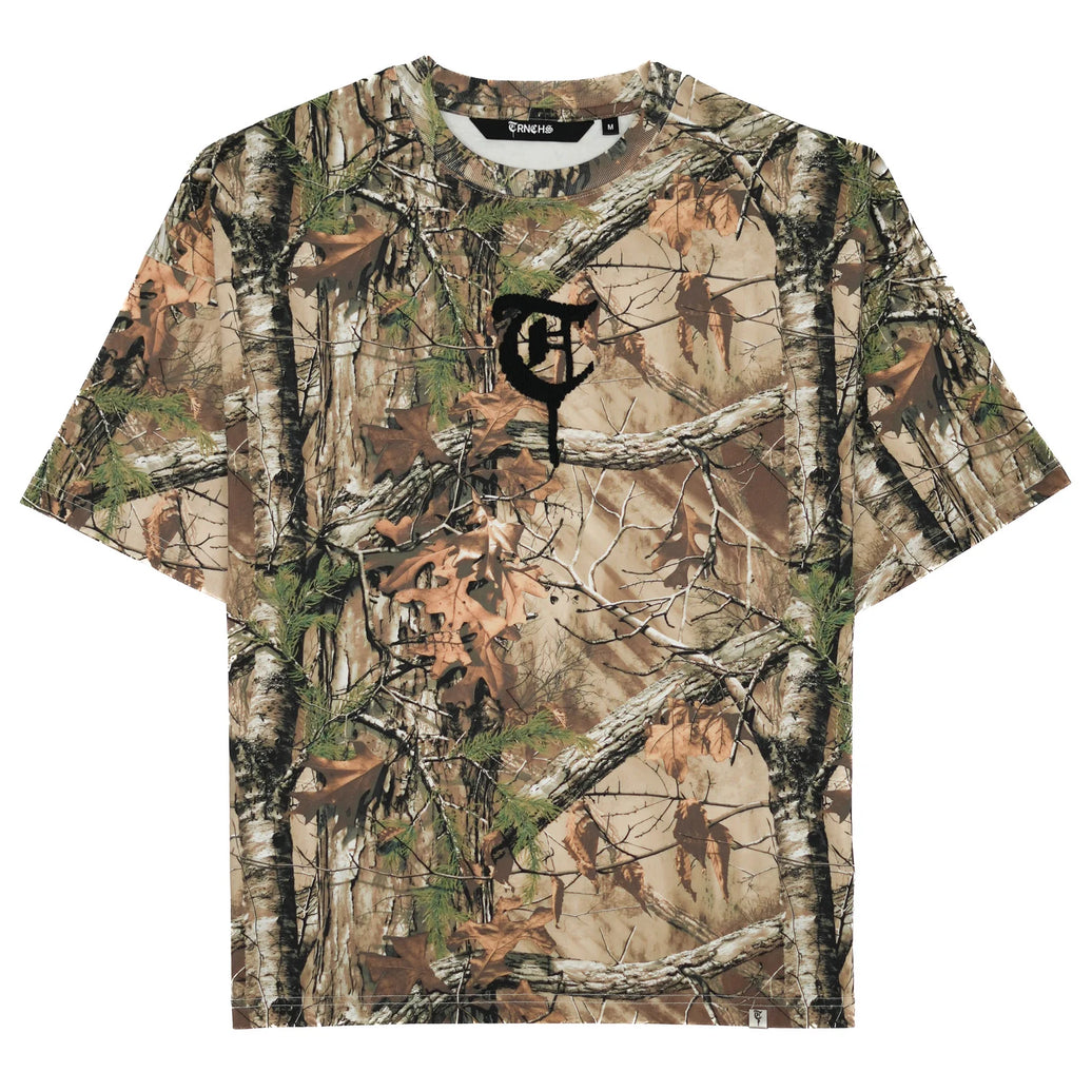 TRNCHS| LEAF CAMO TEE