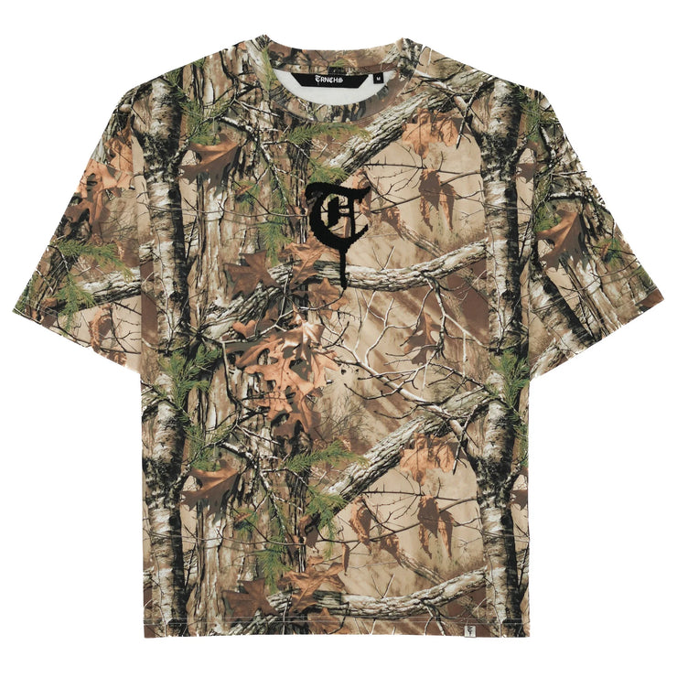 TRNCHS| LEAF CAMO TEE