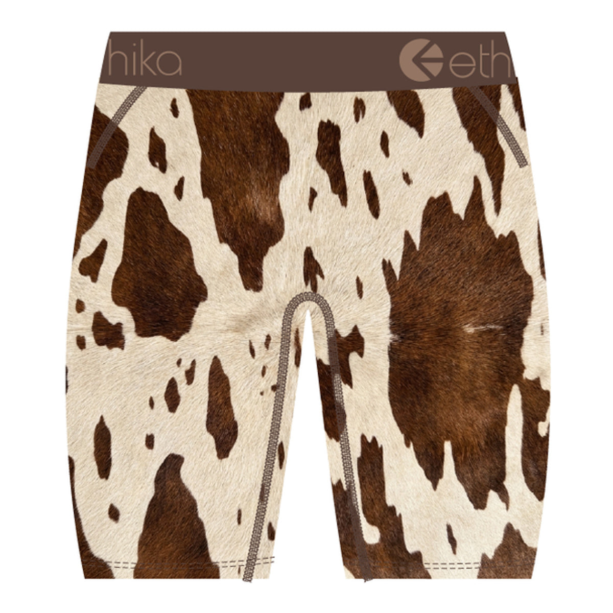 Ethika rustic hide brown - back flat lay