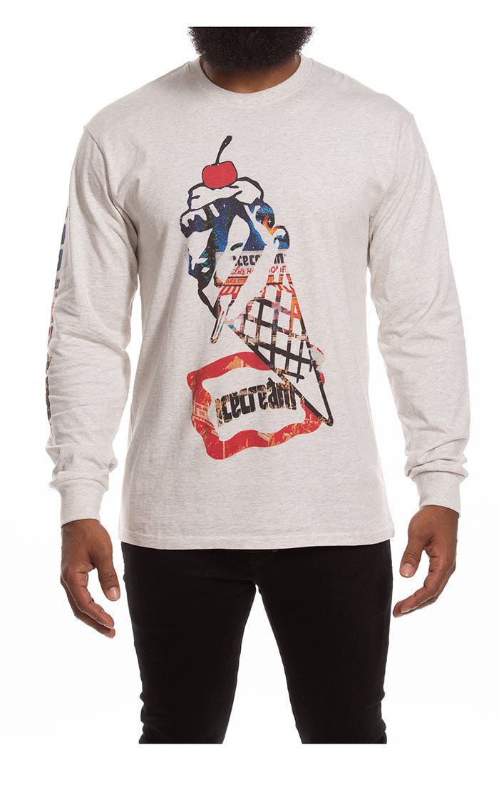 ICE CREAM| CONE MAN LS KNIT TEE