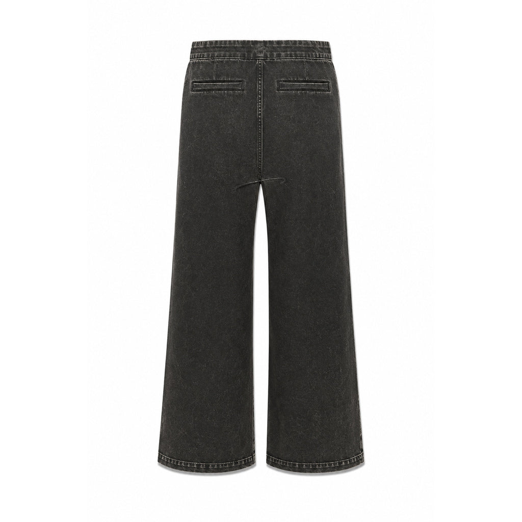 Free Refills sunday service flare bottoms black - back flat lay