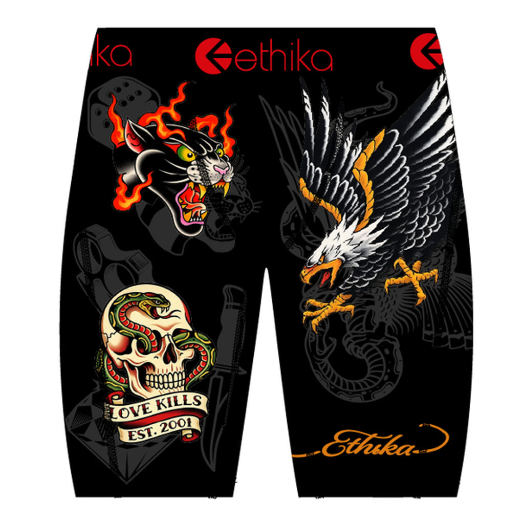 Ethika ink reign black - front flat lay