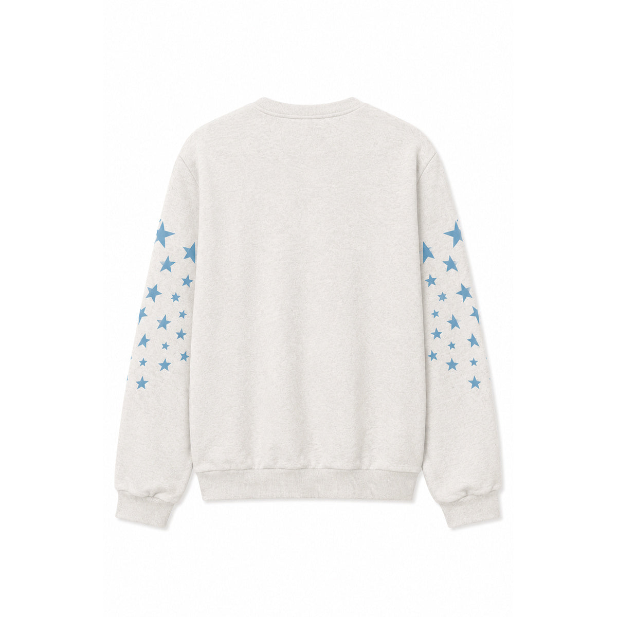Free Refills sinners crewneck heather - back flat lay