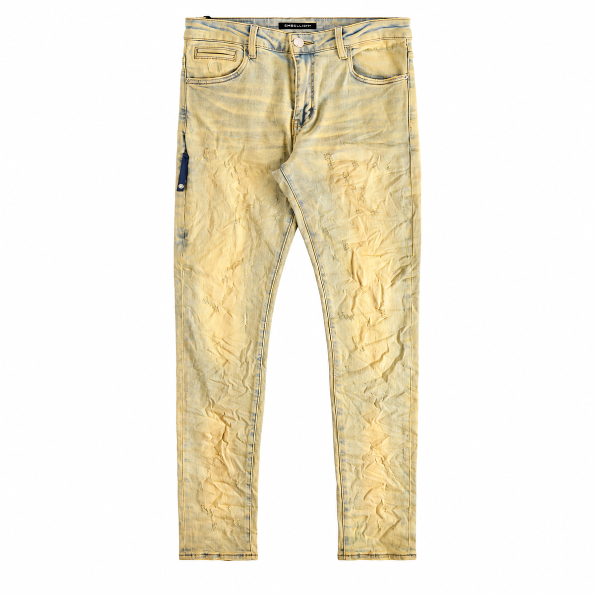 DAVID SKINNY JEANS - SAND BLAST - front flat lay