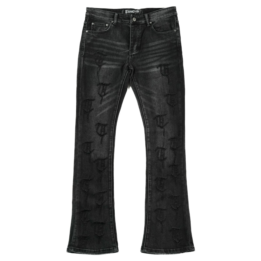 TRNCHS| AMALIA BLACK DENIM