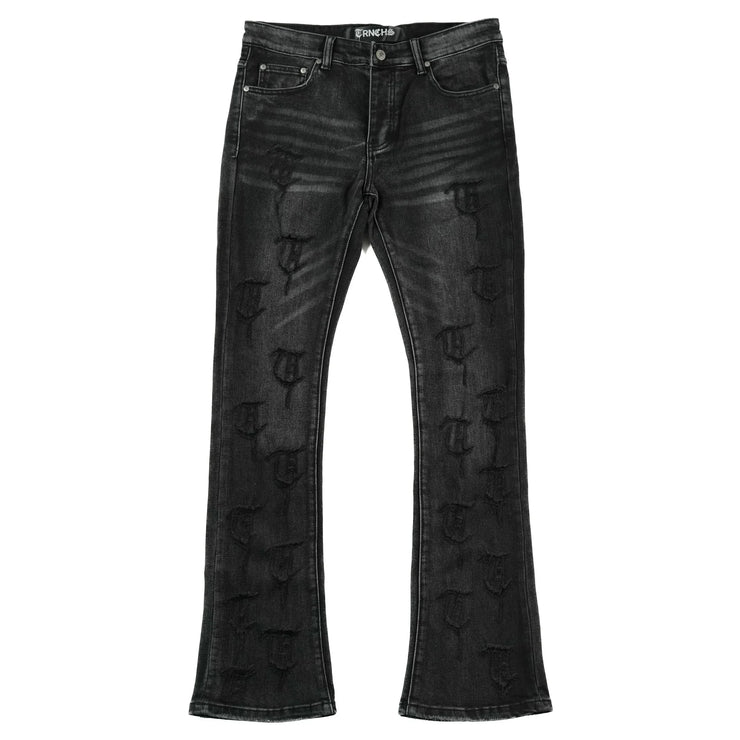 TRNCHS| AMALIA BLACK DENIM